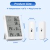 FRESHIN WiFi Temperature Hygrometer, Smart Digital Humidity Monitor with 2