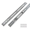 LONTAN 5 Pairs 18 Inch Soft Close Drawer Slides Side