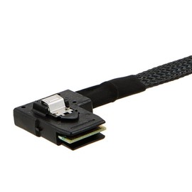 MITATTOK Mini SAS Cable, SFF-8087 to 4*SATA Left Angle to Straight High-Speed Data Transfer for SAS/RAID Controllers, Backplanes, and Servers, 15CM/26CM/59CM/80CMFT