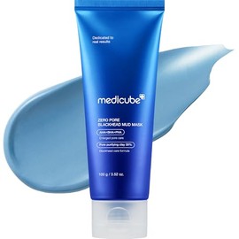 medicube Zero Pore Blackhead Mud Mask - Pore Cleansing & Gentle Exfoliating | Blackhead-Removing Clay Mask with AHA BHA PHA, Pore Minimizing & Cooling Care, 3 Min Quick Dry, Korean Skincare 3.52 oz