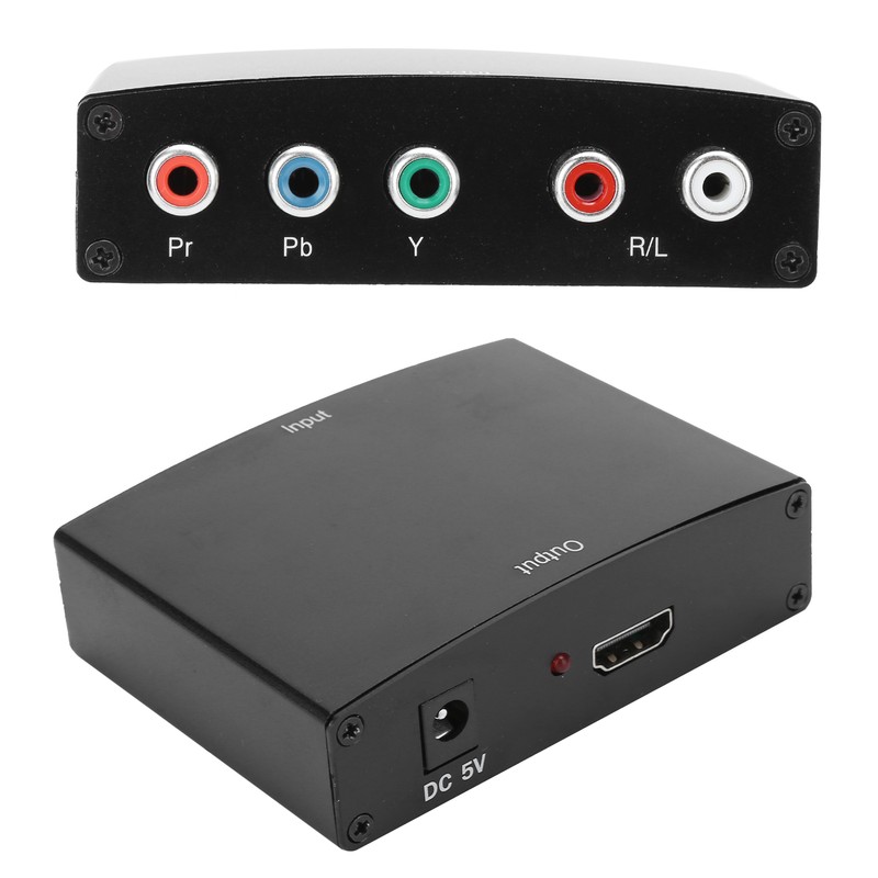 YPbPr to HDMI Converter Portable L/R Audio RGB Adapter Cable