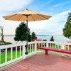 Dolibest Deck Umbrella Mount with Plastic Sleeves - Patio Umbrella