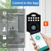 UMIKSMART Smart Door Lock with Fingerprint & Keypad, Keyless Entry