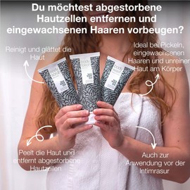 Keratosis Pilaris Smooth Skin Kit and Dry/Cracked Skin - Body Wash, Exfoliating and Lotion Set for Soft and Radiant Skin - Exfoliating and Moisturising Formula