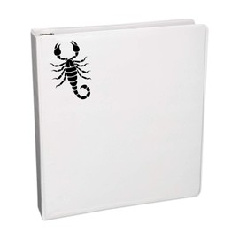 Bargain Max Decals Scorpion Silhouette Decal Notebook Car Laptop 5.5" (Black)