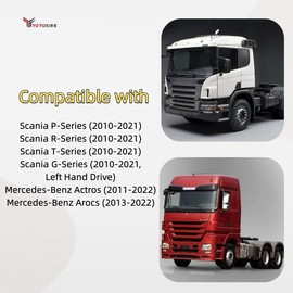 YOTOSIRE 1498838 190229 ISRI Seat Adjustment Control Unit Left & Right for Scania Truck P/R/T/G-Series (LH) and Benz Actros/Arocs Truck