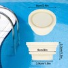 Tissting Pack of 2 Pool Ladder Rubber Buffers, 39 mm