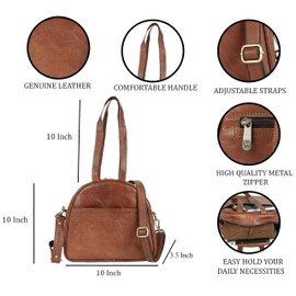 URBAN LEATHER 16 Inch Leather Shoulder Tote Einkaufstasche Geschenk für Frauen und Mädchen Handtasche Geldbörse mit Top Griff Laptop Tablet Büro Tasche Windel Tasche Reisetasche