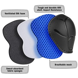 iMoebel Set of 6 Protectors Protector Set, Inline Protective Equipment, Protector Set, Children, Knee Pads, Elbow Pads, Hand Guards, Adjustable for Skating, Scooter, Skateboard