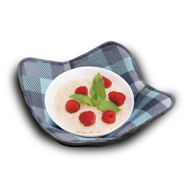 Aticca Microwave Bowl Cozy Holders for Hot Food Set of 4 Hot Pads for Bouillon Cups Multipurpose Heat Proof Plate Holder
