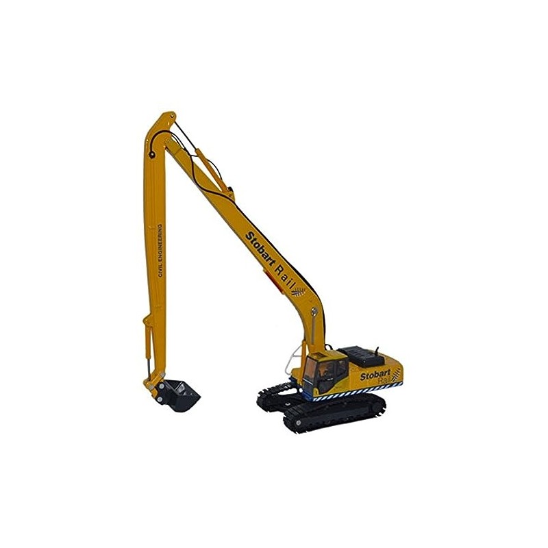 Oxford Diecast 76KOM002 Stobart Rail Excavator