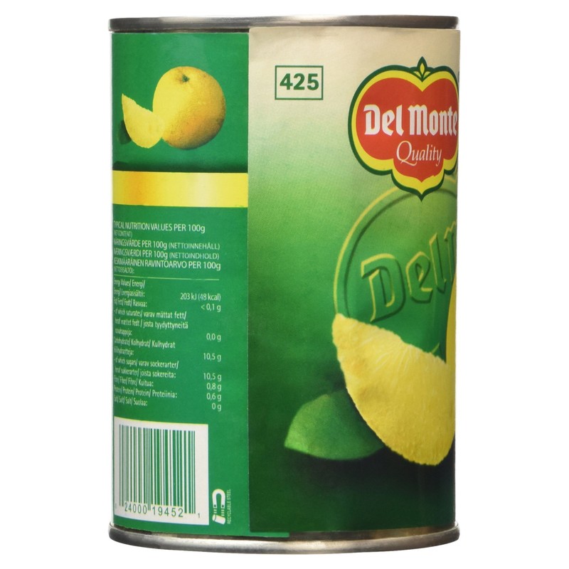 Del Monte Grapefruit Segments in Juice, 411g