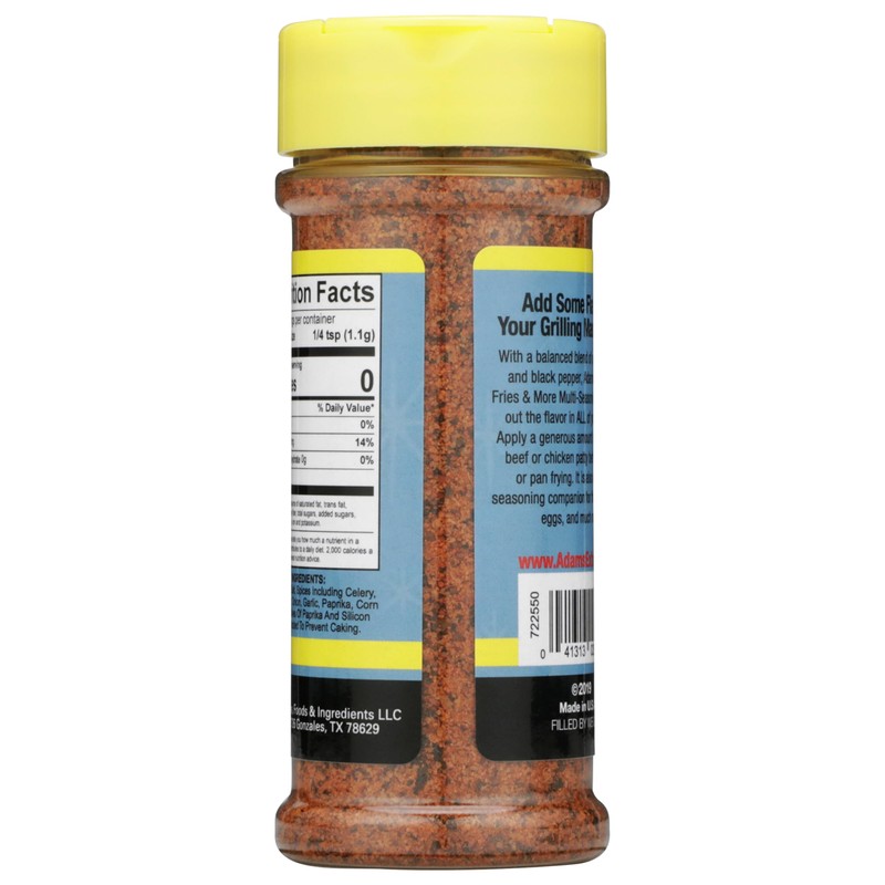 Adam's Seasonings 3.5-6oz Container (Pack of 3) Choose Flavor Below