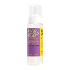 LOCK'N SLEEK Braid Foam for braiding, Twists and Locs, No Frizz with Shine, Fast Drying, Light Weight Mousse, 8 Oz