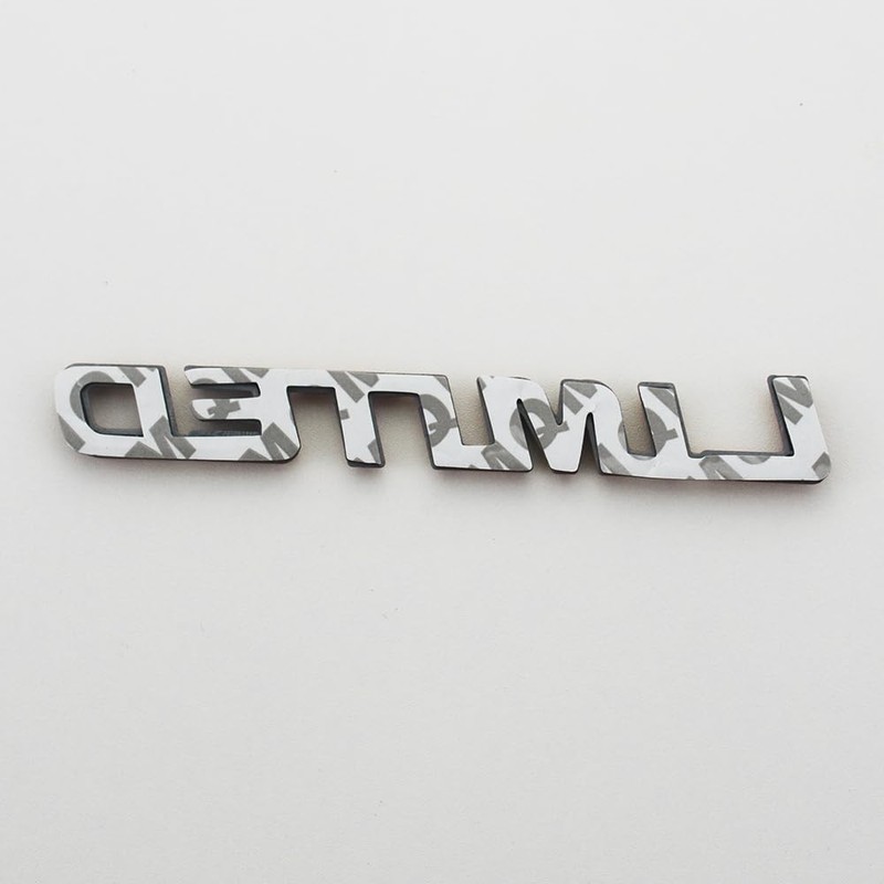 2Pc Limited Emblem 3D Metal Sport Badge Door Trunk Nameplate