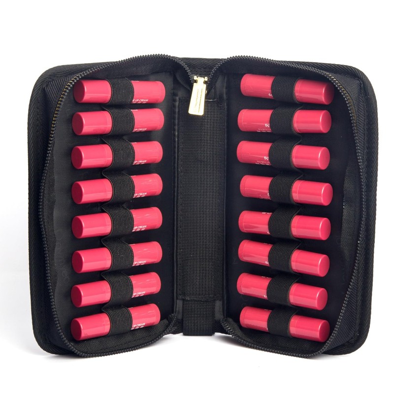 STORICANS Homeopathy Storage Bag, Small Organizer for 16 Remedy Tubes,