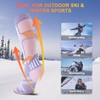 Cirorld 2 Pairs of Merino Wool Ski Socks for Men