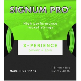 Signum Pro Unisex - Adult Xperience String Set 12m Neon Green Tennis String