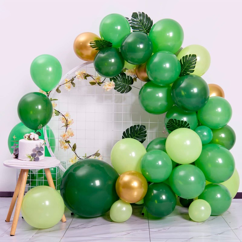 Henviro Lime Green Party Balloons - 100 Pcs 5/10/12/18 Inch