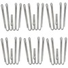 Metal Curtain Hooks Pinch Pleat Header Tape Pins Heavy Duty