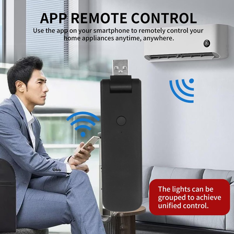 Aswalling Tuya Smart IR Remote Control WiFi USB Power Smart