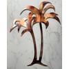 Double Palm Tree Metal Wall Art Décor