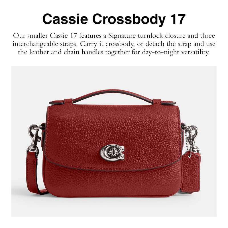 COACH Cassie Crossbody 17, LH/Ruby