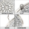 Beaguful - Bolsas de noche para mujer, con diamantes de
