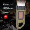 Hand Crank Solar Powered Rechargeable LED Flashlight, Survival Gear Self