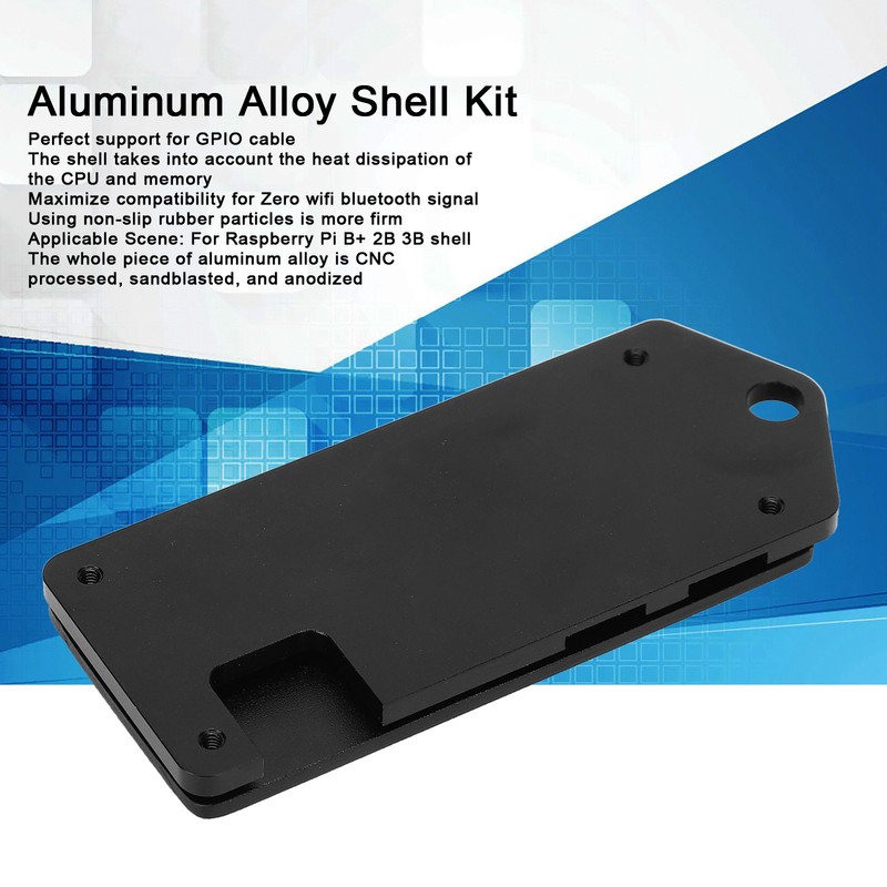 Aluminum Alloy Shell Kit CNC Ultra thin for Raspberry Pi