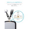 Elecom PWSTHD1SSGD Strap Holder, Stainless Steel, Non-Floating, Bend Design, Lightweight,
