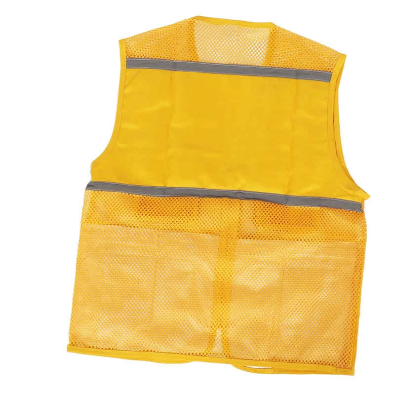 Chaleco de Voluntario Amarillo, Chaleco de Voluntario para Eventos, Ligero,