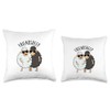 Friendsheep Funny Sheep Pun Throw Pillow