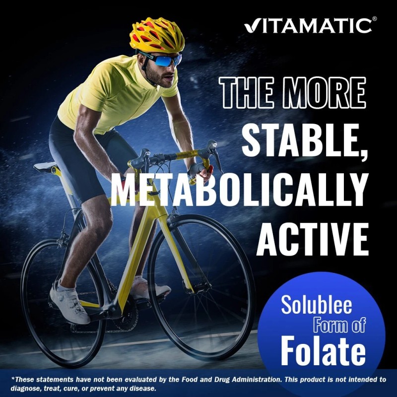 Vitamatic Methyl Folate 15mg – 120 Vegetable Capsules - 2