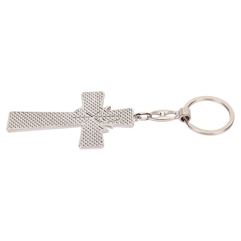 Cross Keychain Peace Bird Vibrant Colors Strong Alloy Skin Friendly