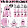 Simgoing 12 Pcs Summer Halloween Disco Ghosts Decor Halloween Ornament