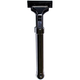 Comoy Pivot Head Metal Razor, Silver