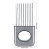 Onion Holder Vegetable Slicer Stainless Steel Onion Peeler with Comfortable