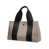 MURA Women's Tote Bag, Mini Tote, Mini Bag, beige (taupe)
