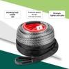HEDGFOX 3/8 Inch x 80 Feet Synthetic Winch Rope, 24000Lbs