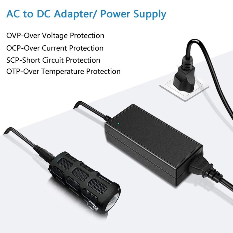 SHNITPWR 12V 10A 120W DC Power Supply Adapter 100V~240V AC