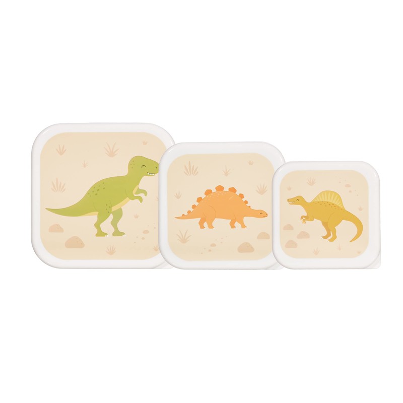 Sass & Belle Desert Dino Lunch Boxes - Set of