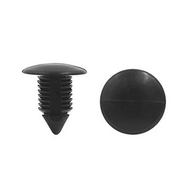 sourcingmap 20pcs 11mm Hole 21mm Head Car Plastic Trim Door Panel Retainer Clip Rivet Black