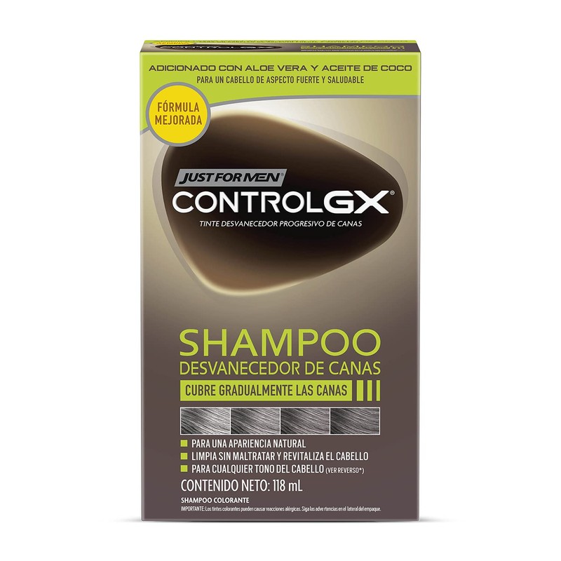 Just for Men Control Gx Shampoo Desvanecedor Progresivo De Canas,
