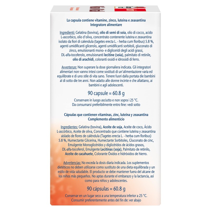 Doppelherz aktiv Visio Vital, Integratore Alimentare Vista, 90 Capsule