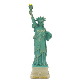 City-Souvenirs (1 pc) New York City Party Supplies, 4" Statue of Liberty Statues Replica Gifts with Copper Tint; Statue of Liberty Souvenir Figurines from New York