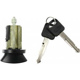 Ignition Lock Cylinder For Ford Explorer 1997 1998 1999 2000 2001 | Black | with Keys | Steering Column Mounting Location | Replacement For US322L, 989018