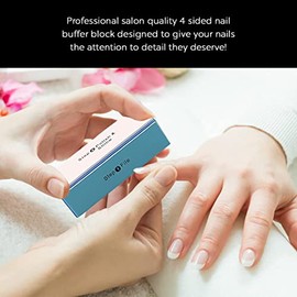 Kit de herramientas de manicura profesional para el cuidado de uñas (grano 100/180, 5 unidades)