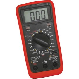 VEMER VE772700 VE 501E – Digital Multimeter 3½-stellig mit Autorange, misst AC/DC Spannung bis 1000V, Strom bis 10A, Dioden- & Transistortest, Data Hold