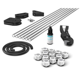 PrimoChill Complete PETG/RMSX 14mm Combo Pack - Silver Nickel